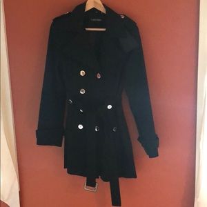 Black pea coat